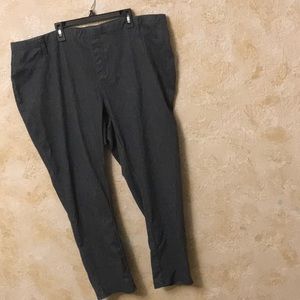 Plus size gray jegging